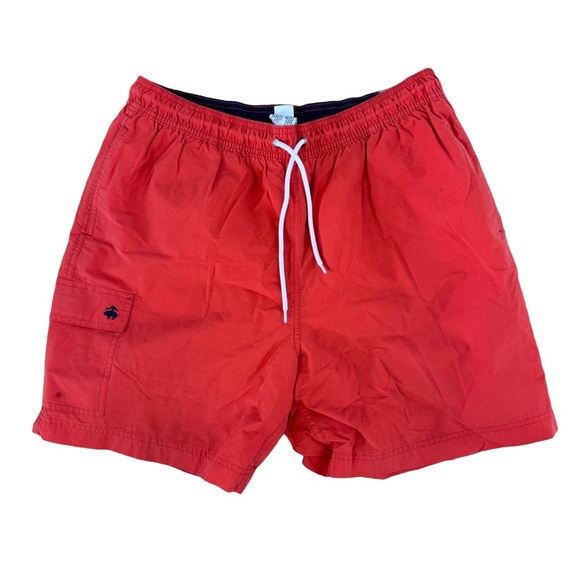 Brooks Brothers “346” Men’s Orange Red Swim Trucks Sz. LARGE - Picture 1 of 4
